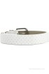 Puma Women White Belt(White, Silver Metallic)